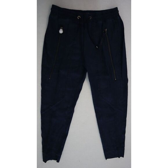 MAC Jeans Women's Sz 36/OL Blue Future Worker Casual Loose Fit Stretch Pants - Picture 1 of 11